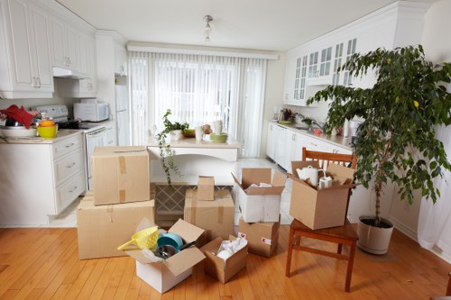 Packing and furniture protection for a home move in St Johns Wood