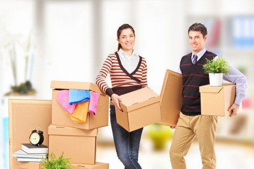 Prepared moving checklist and labelled boxes for a St Johns Wood house move