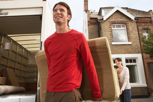 Moving van service for residential moves in St Johns Wood