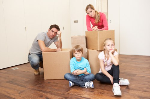 Packing and furniture protection for a home move in St Johns Wood