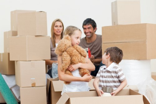 Packing and loading support for a St Johns Wood home move